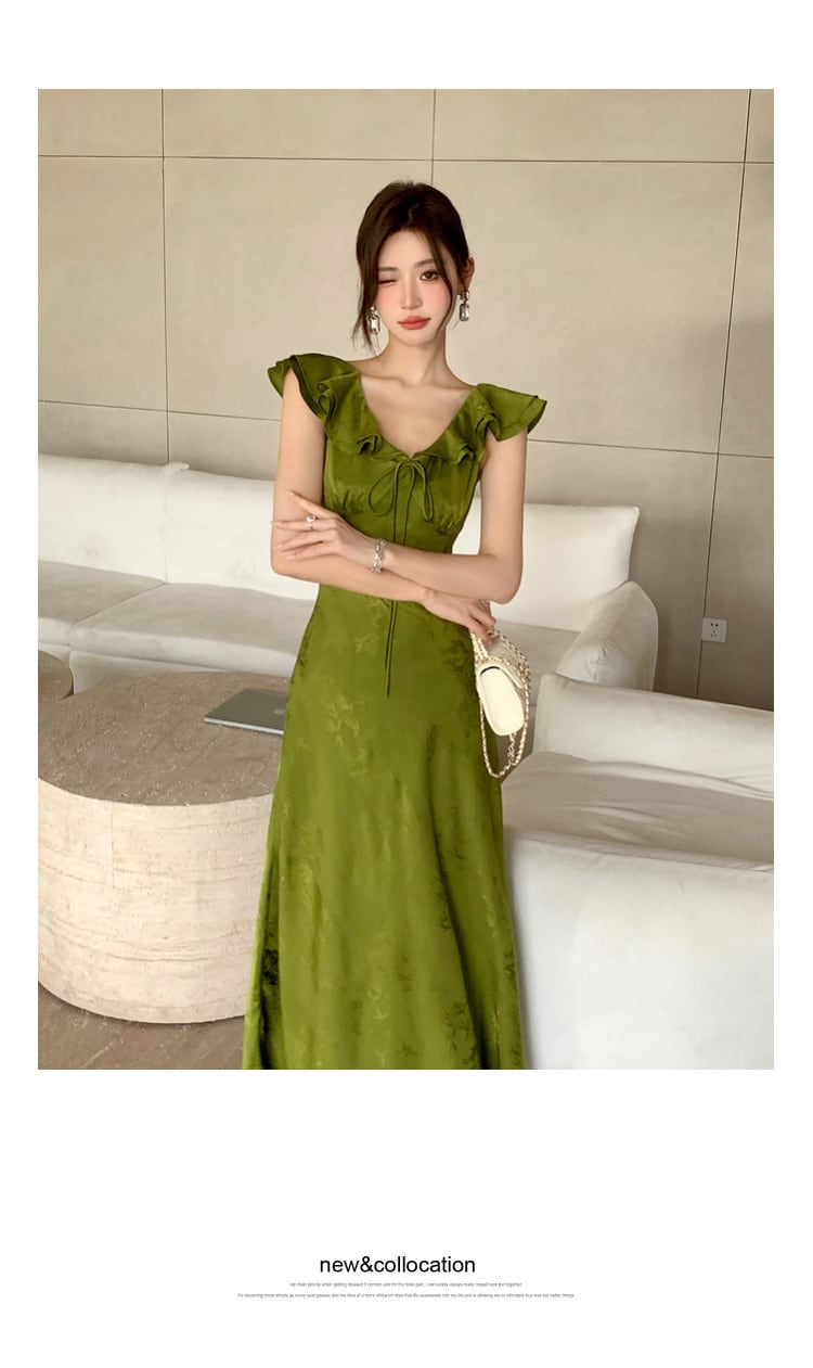 【dress】フリルワンピース　M24647