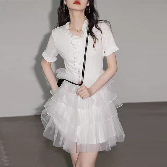 【dress】フランス風シフォンワンピース G20101