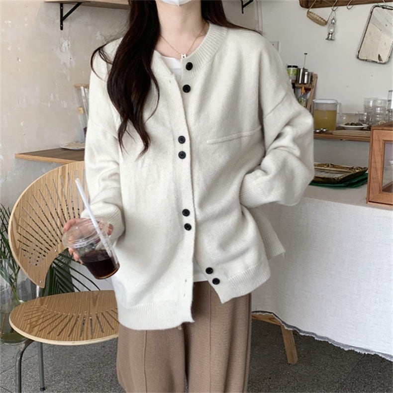 【outer】ニットカーデ　M25666