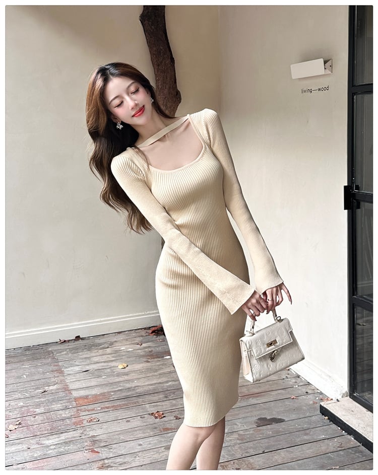 【dress】ニットワンピース　M25753