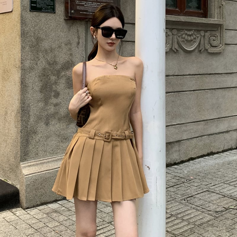 【dress】プリーツワンピース　M24317