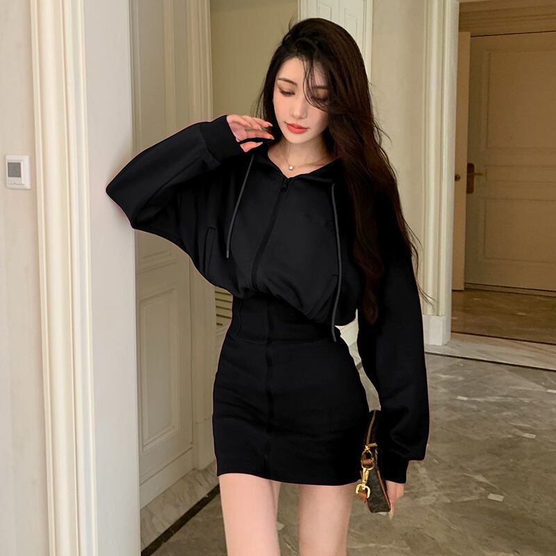 【dress】フード付きワンピース　M18720