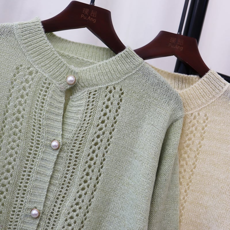 【outer】ニットカーデ　M25738