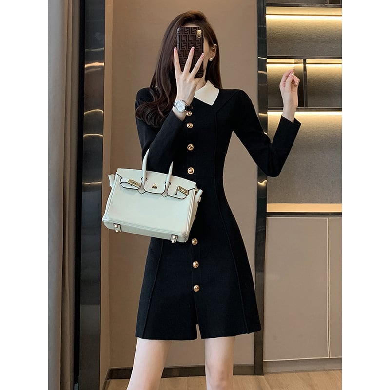 【dress】ニットワンピース　M25426