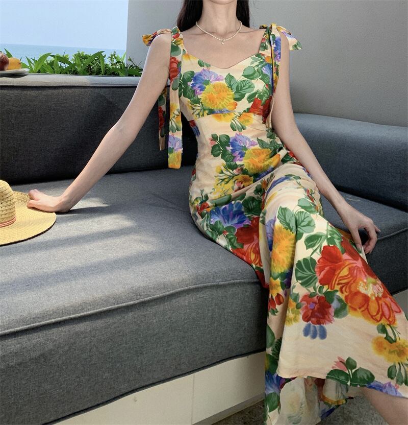 【dress】プリントキャミワンピース G21096