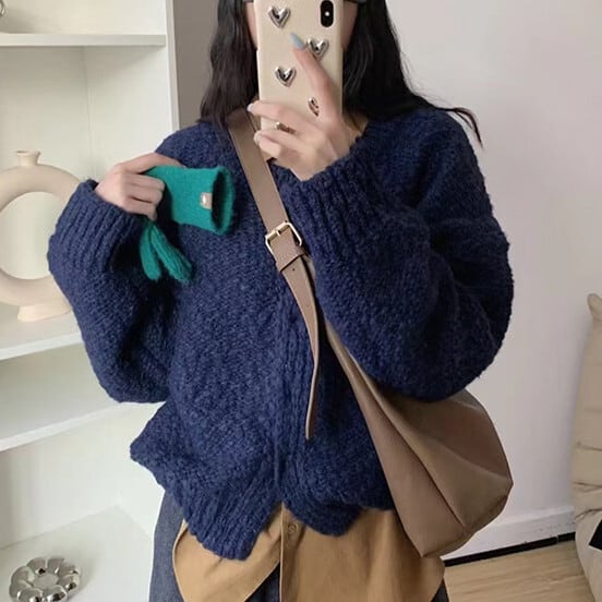 【outer】ニットカーデ　M29076