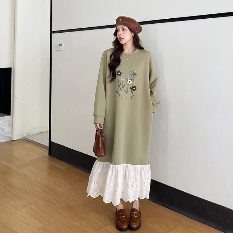 【dress】ドッキングカジュアルワンピース　M28935