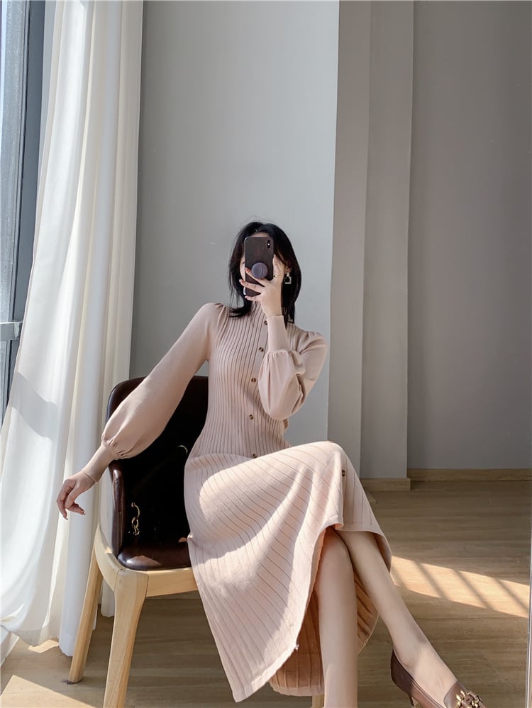 【dress】ニットワンピース　M25449