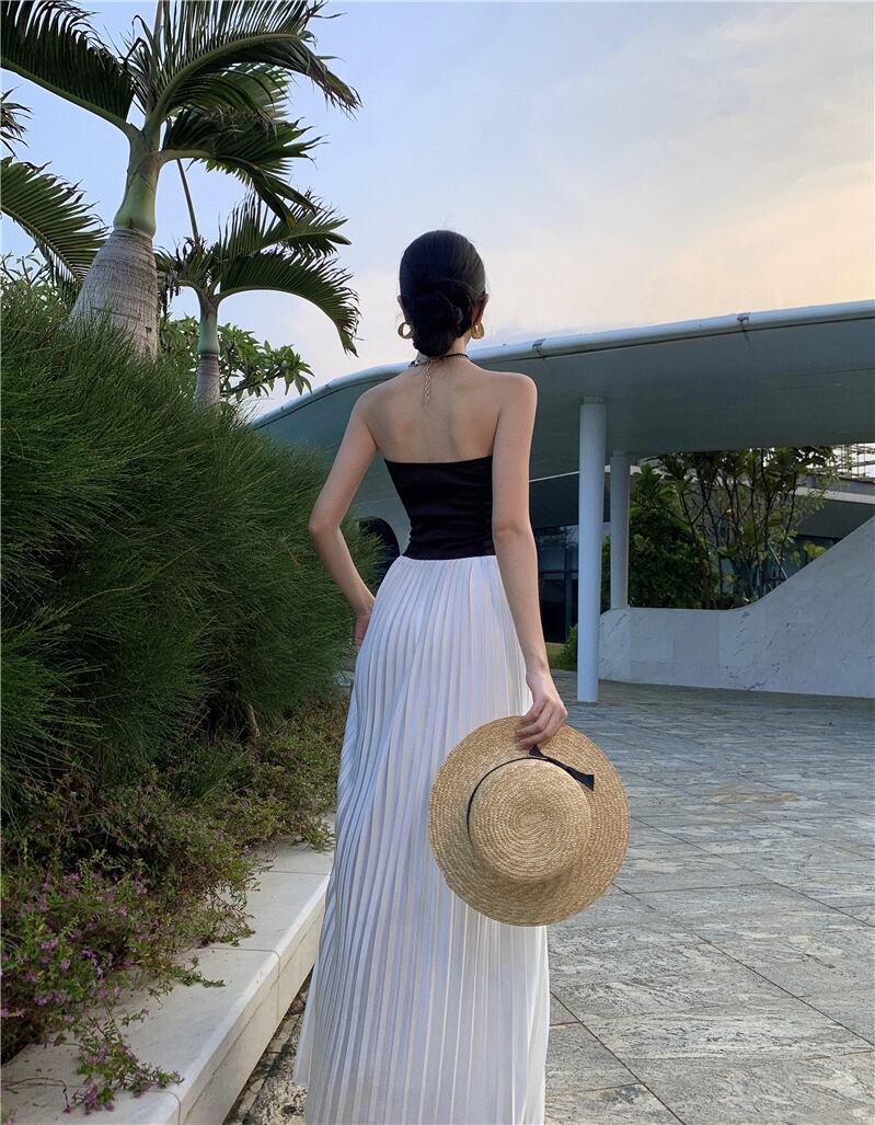 【dress】ギャザーベアトップワンピース G20116