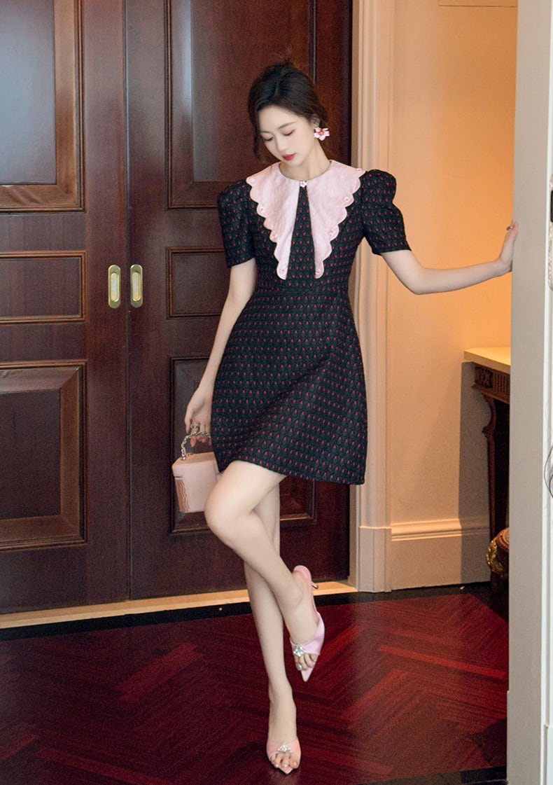 【dress】ドールカラーワンピース　M25070