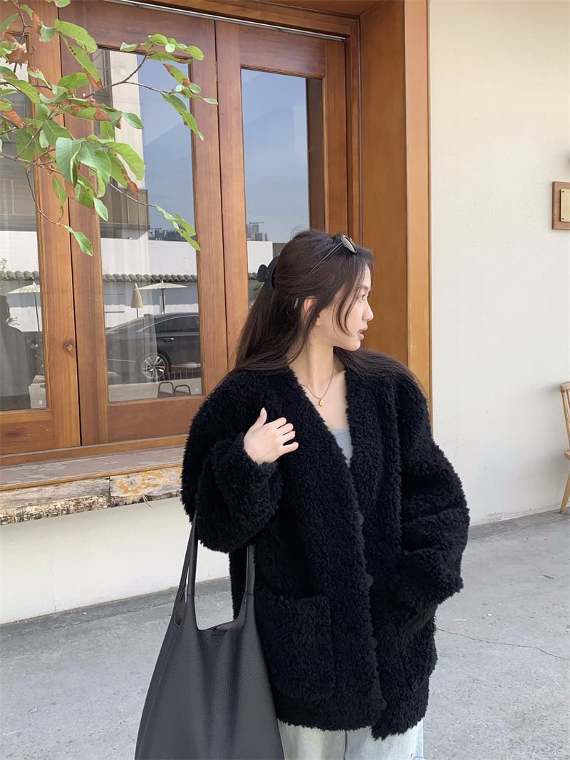【outer】ラムズウールコート　M27353