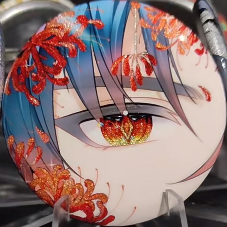 【GOODS】崩壊スターレイル 星屑の煌めきを宿した瞳　缶バッジ Q2141