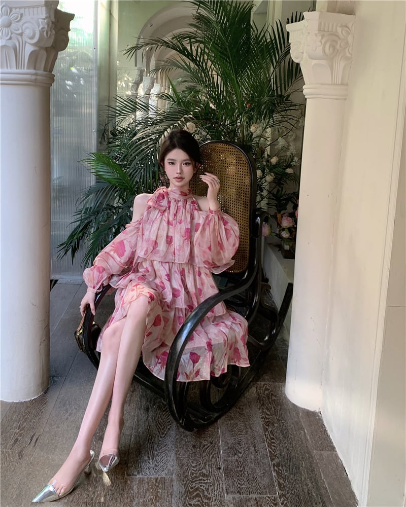 【dress】花柄ワンピース G20407