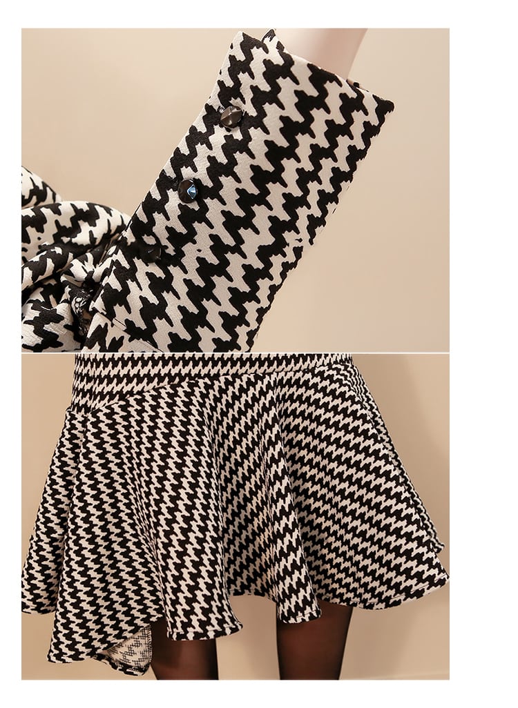 【set】上品な質感!気質満点体型カバートップス+タイトスカートファッション２点セット G2666