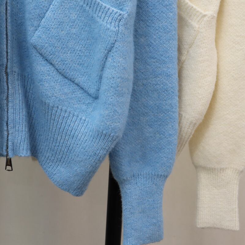 【outer】フードファーニットカーデ　M27439