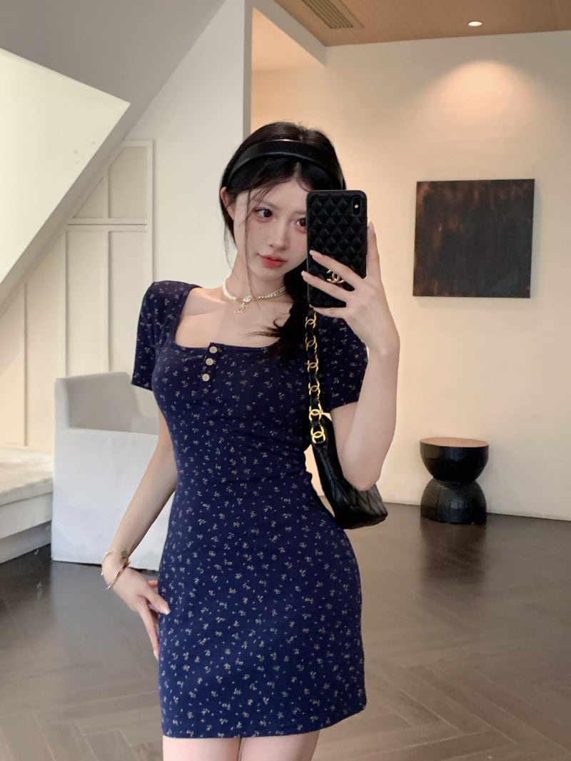 【dress】バックレスワンピース　M24787