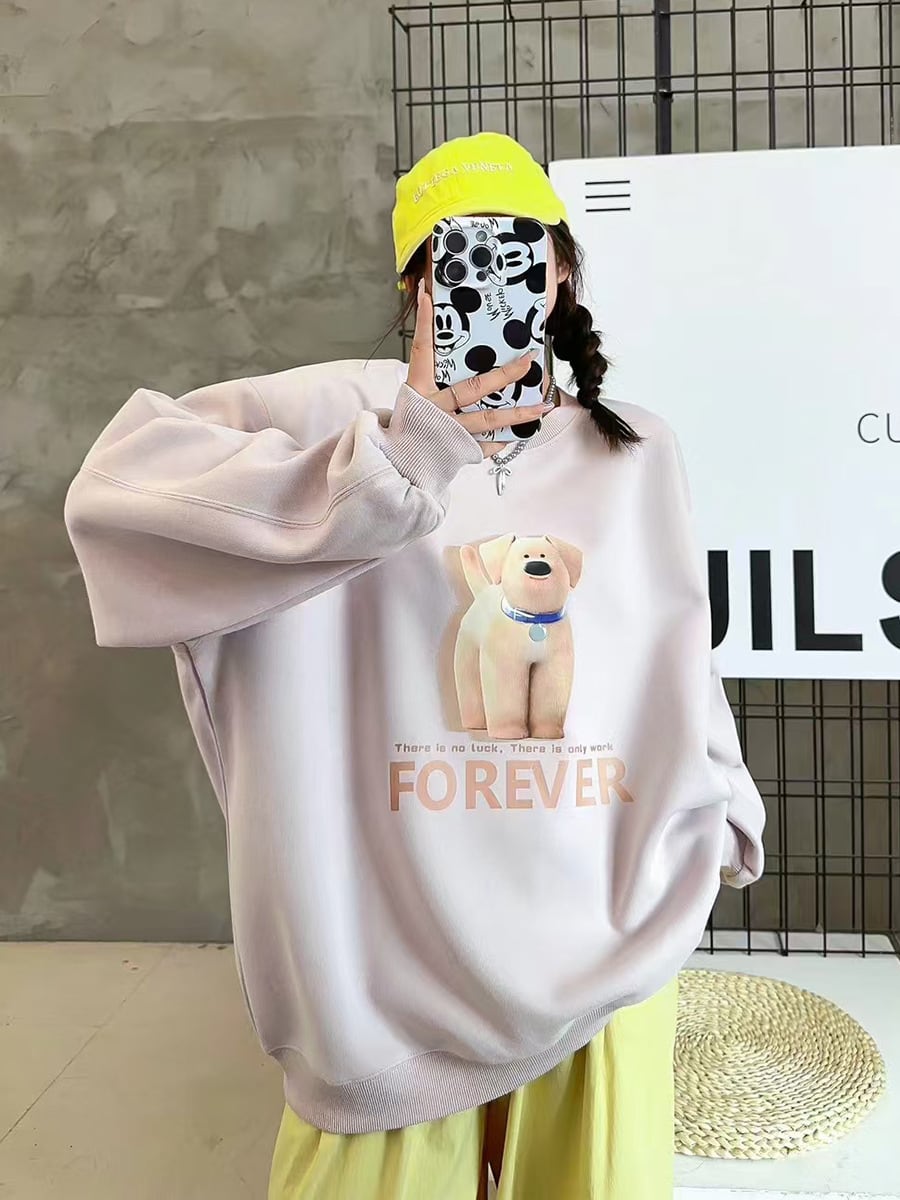 【tops】カートゥーンスウェット　M25683
