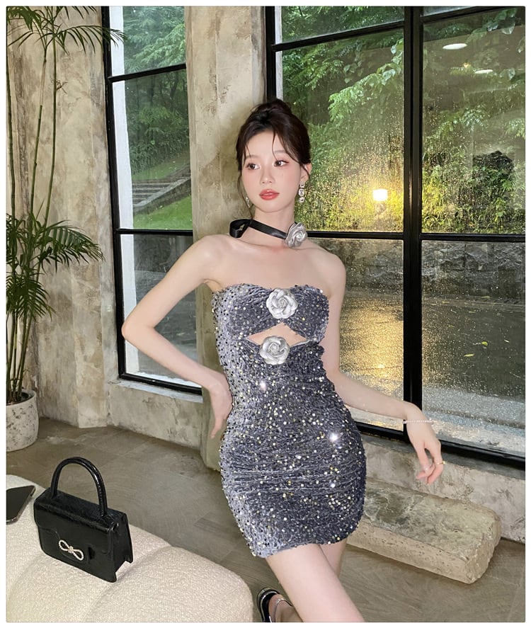 【dress】ベアトップワンピース　M24336