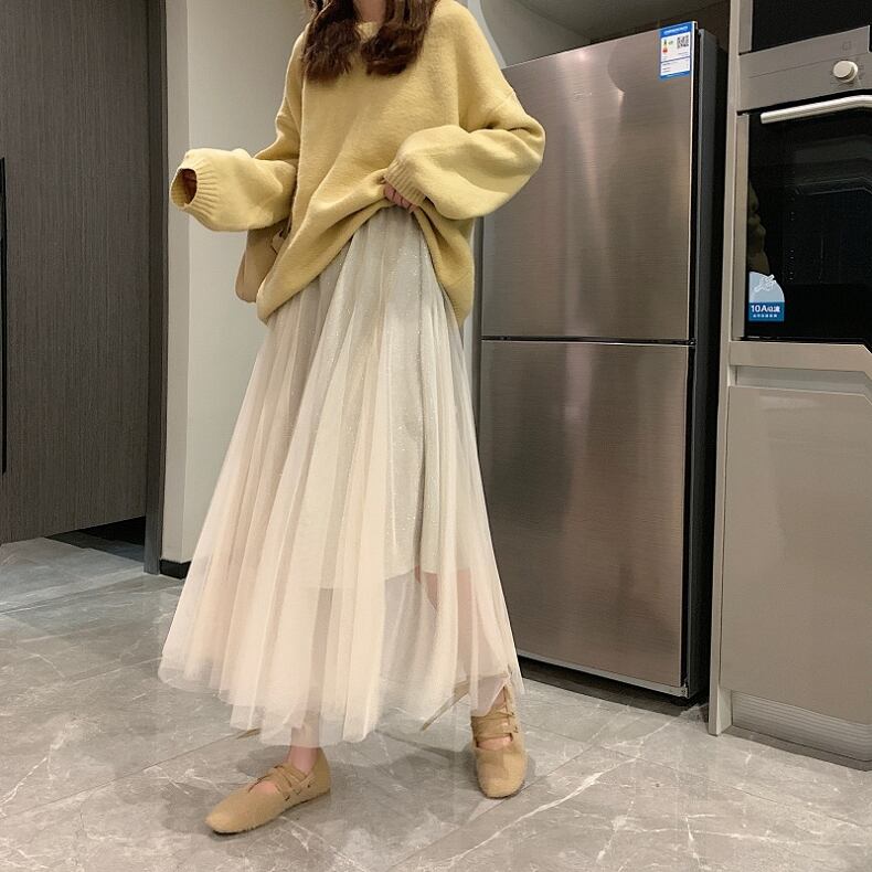 【bottoms】エレガント気質満点レディース存在感アップカジュアルスカート