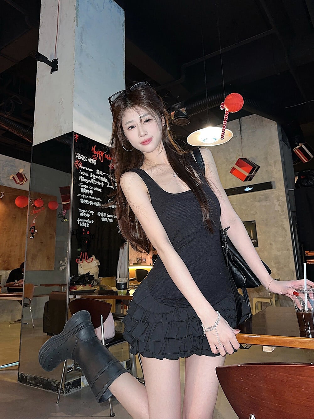【dress】フリルキャミワンピース　M29802