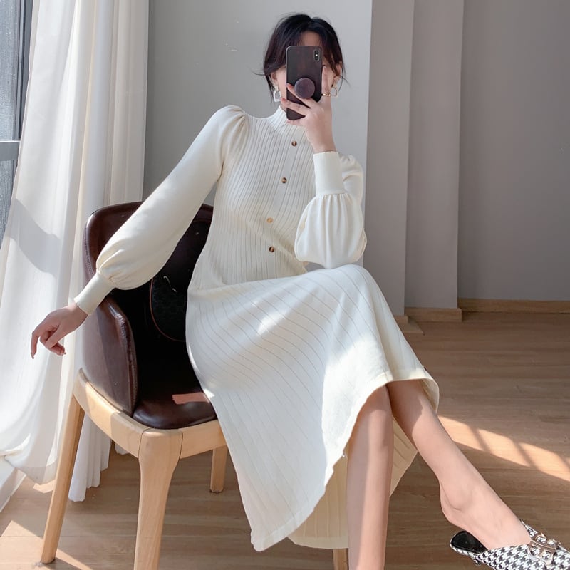 【dress】ニットワンピース　M25449
