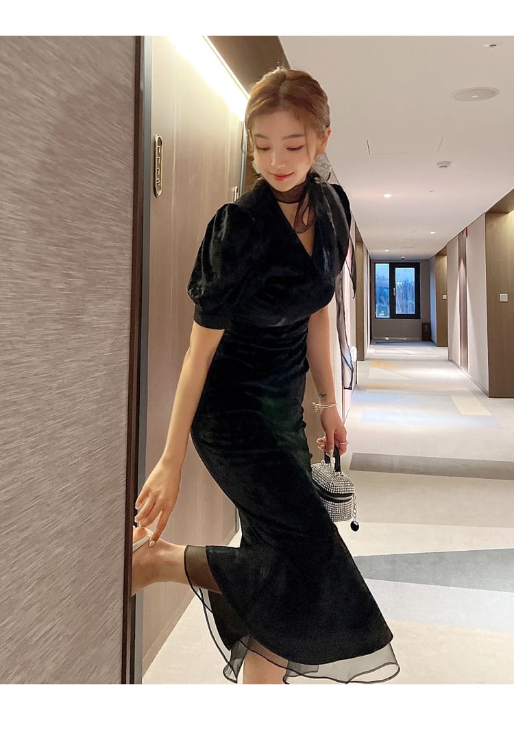 【dress】マーメイドワンピース　M24813