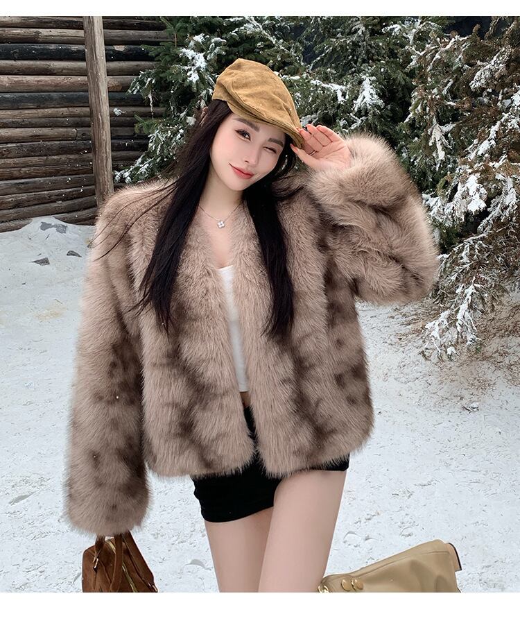 【outer】ファーショートコート　M28228