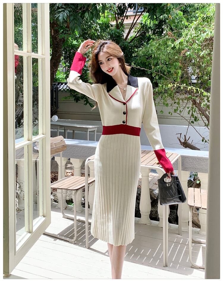 【dress】ニットワンピース　M27470