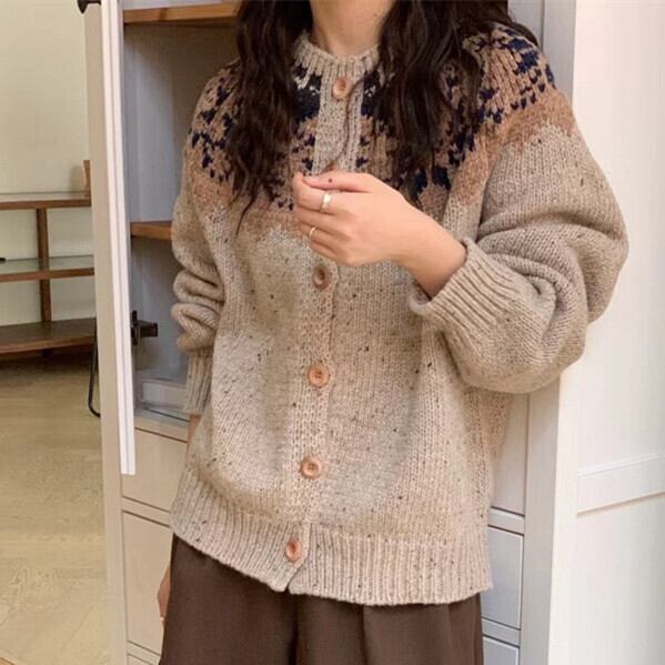 【outer】ニットカーデ　M27121