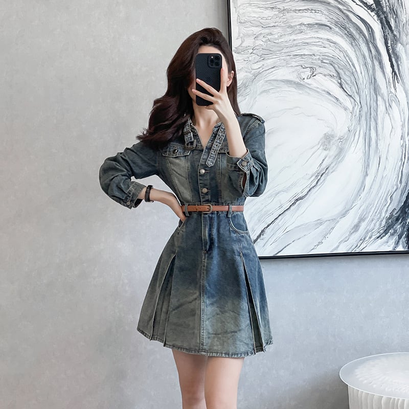 【dress】デニムワンピース　M27188