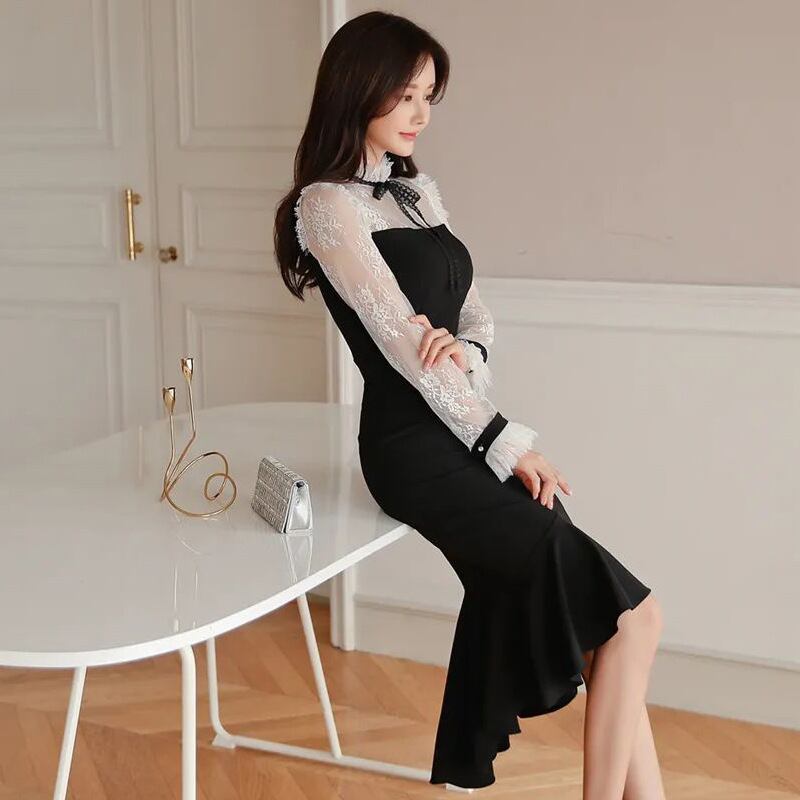 【dress】マーメイドワンピース　M18876