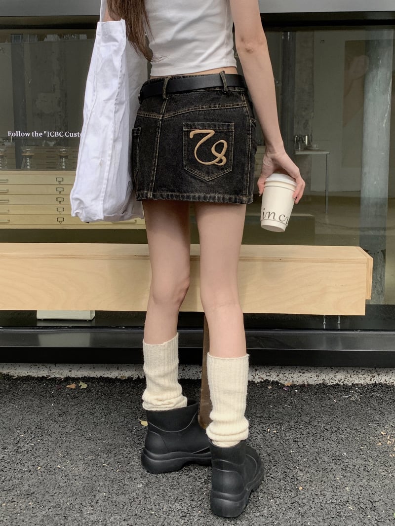 【bottoms】デニムスカートG20422