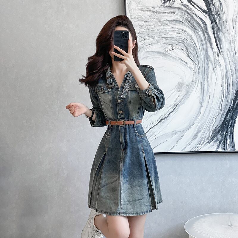 【dress】デニムワンピース　M27188