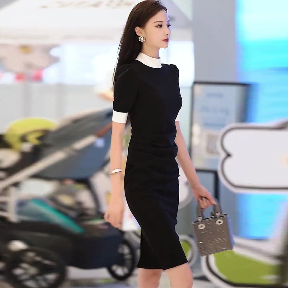 【dress】体型カバーワンピース G20621