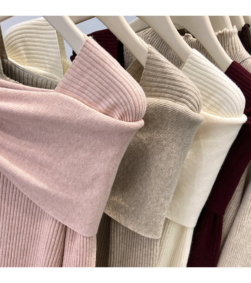 【tops】ニットトップス　M27565