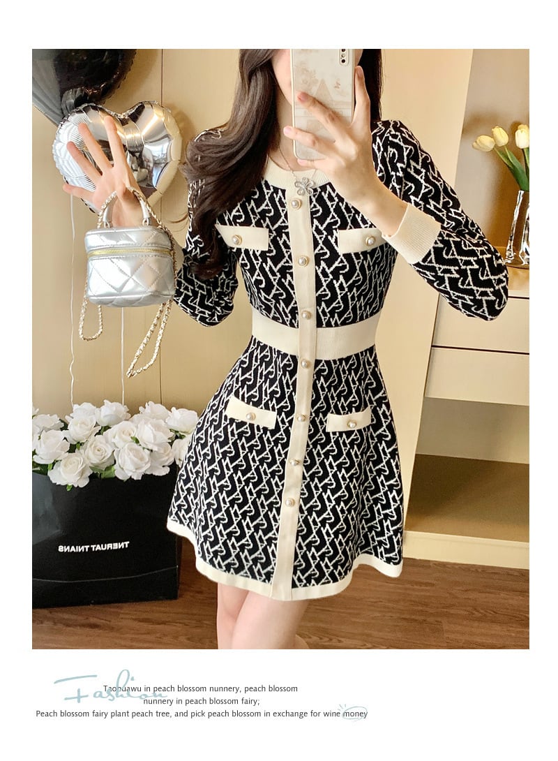 【dress】ニットワンピース　M28360
