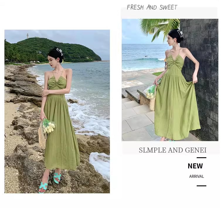 【dress】バックレスワンピース　M25097