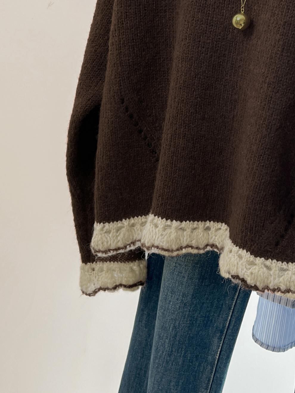 【tops】クルーネックニットセーター　M29281