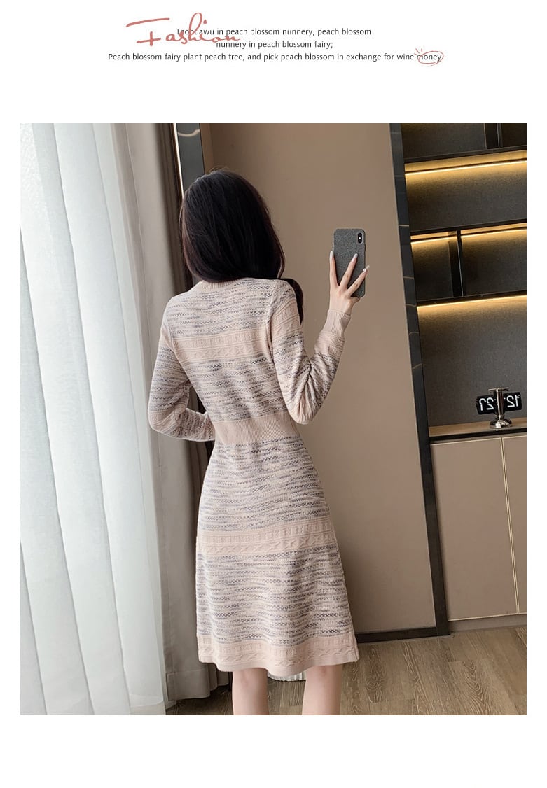 【dress】ニットワンピース　M25484