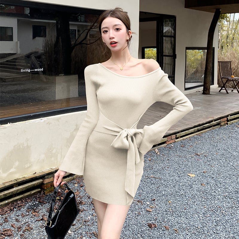 【dress】ニットワンピース　M26415