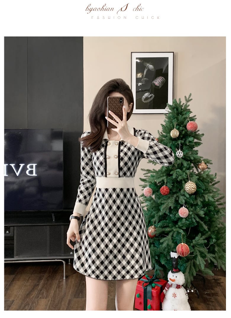【dress】ニットワンピース　M25467
