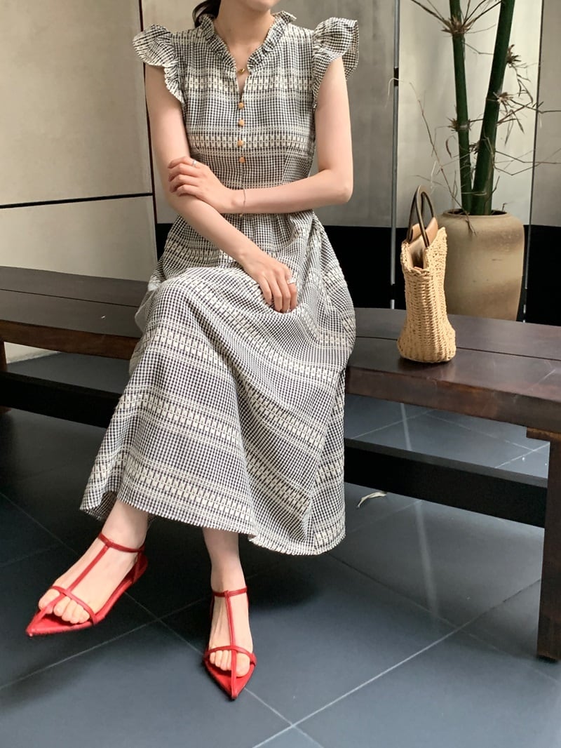 【dress】フリルワンピース　M24461
