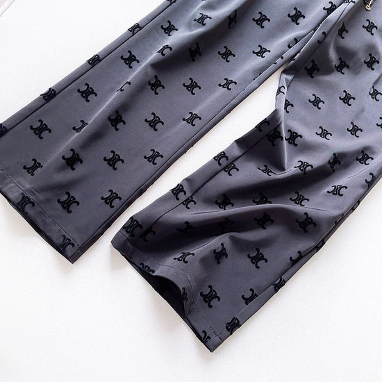 【bottoms】ウエストゴムガウチョパンツF7560