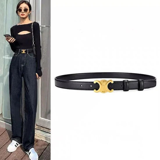 【小物】シンプルデザイン人気ベルトF7658