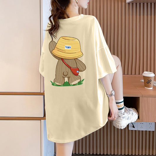 【tops】5色ラウンドネックＴシャツF7621