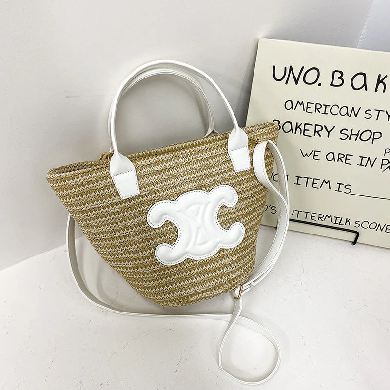 【小物】大容量カゴバッグG21738