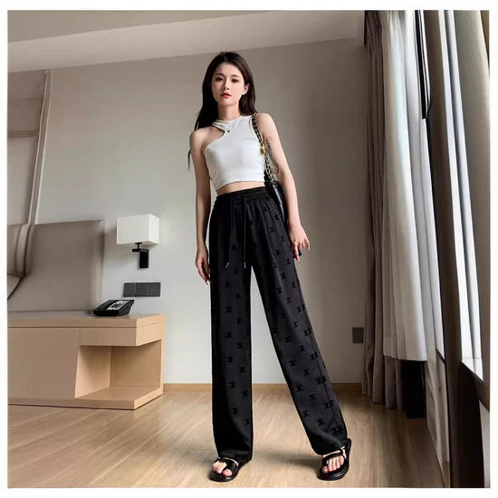 【bottoms】英字柄ガウチョパンツF7563