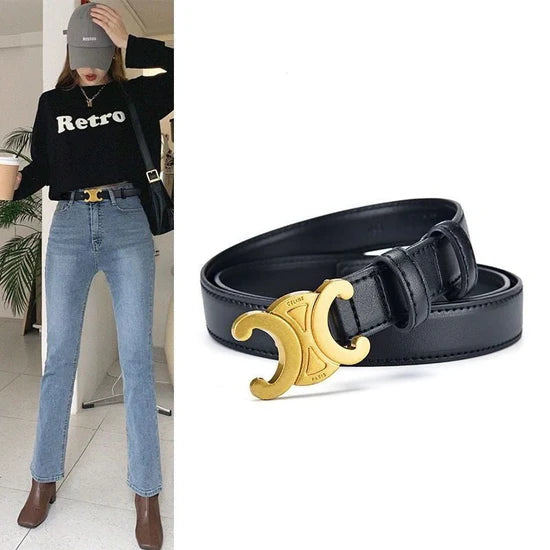 【小物】シンプルデザイン人気ベルトF7658