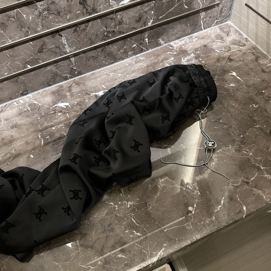 【bottoms】英字柄ガウチョパンツF7564