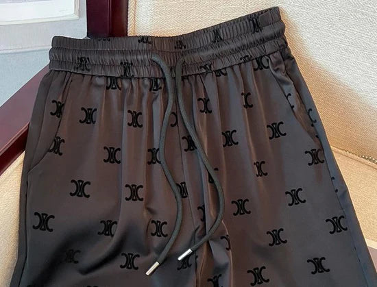 【bottoms】英字柄ガウチョパンツF7563